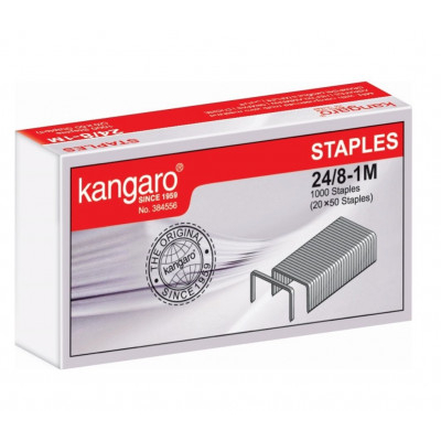 Σύρματα συρραπτικής Νο128 24/8  ( 1000 τεμ.) - Kangaro 