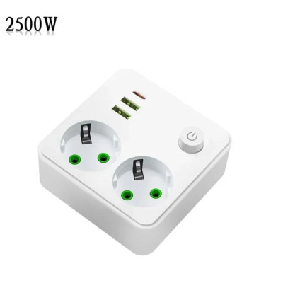 Πολύπριζο φΙς 2 Σούκο με 2 USB-A και USB-C 