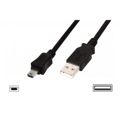 Καλώδιο Usb 2.0 A/M to Mini usb  B/M  1,5 m