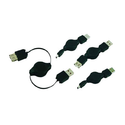 Kαλώδιο Usb A/M to A/F 1m πτυσσόμενο ( retractable )  