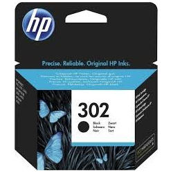 Hewlett Packard-Inkjet Cartridge  F6U66A Black 302