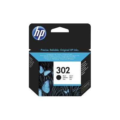 Hewlett Packard-Inkjet Cartridge  F6U66A Black 302