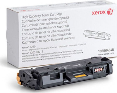 XEROX TONER  B205/210/215 TONER CRTR BLACK (3k) 106R04348