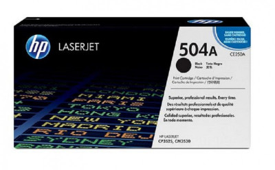 Ηewlett Packard - Laser Toner color  CP3525 - CE250A black #504A