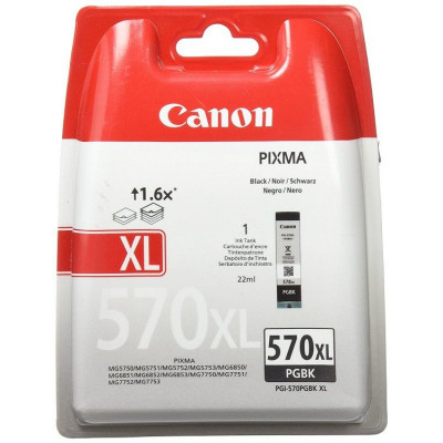 Canon - Inkjet Cartridge PGI-570 XL 22ml  Black 22ml