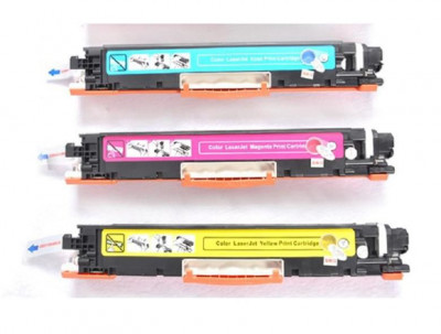 Συμβατό laser toner έγχρωμο HP CF351/352/353-CE310/11/12#130A #126A  (3 χρώματα)