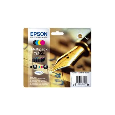 Epson Inkjet Cart.  Μultipack SET 4 Black+Color 16XL