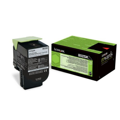 Lexmark Laser Color Toner 802SK - CX310/410 BLACK 80C2SK0