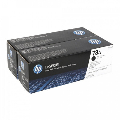 HP 78A LASER JET TONER P1560/M1536 DUAL PACK CE278AD 