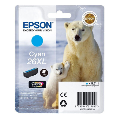 Epson Inkjet Cart. XP 600/610/605/700/800 Color 26XL