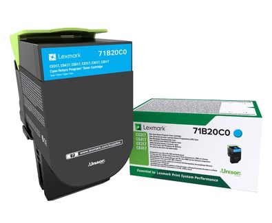 Lexmark Laser Toner CX317/417 71B20Υ/Μ/C Color