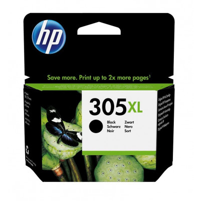 Hewlett Packard-Inkjet Cartridge- 3YM62AE Black # 305 xl