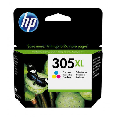 Hewlett Packard-Inkjet Cartridge- 3YM63AE tri-color # 305 xl