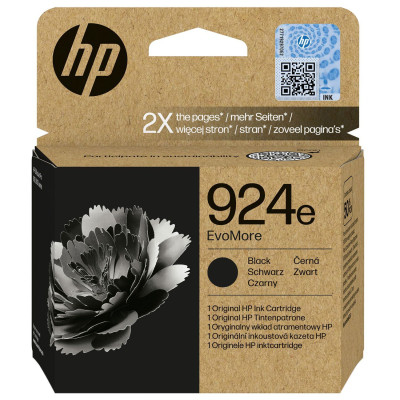 Hewlett Packard-Inkjet Cartridg black  4K0V0NE - 924e EvoMore