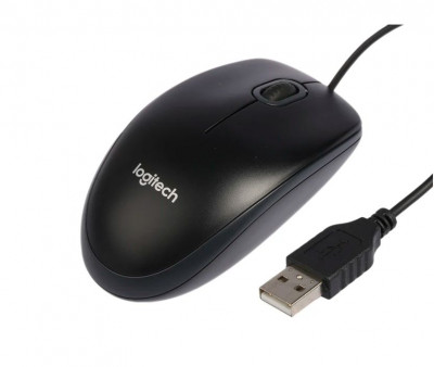 Logitech - mouse οπτικό usb B100