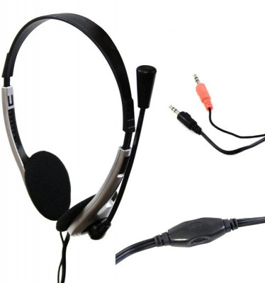 Ακουστικά ενσύρματα  stereo headset με μικρόφωνο - ST-907M.V 