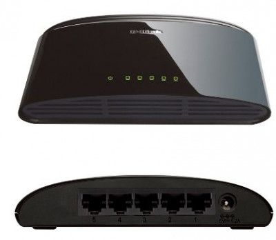 Switch  5- port  10/100 Mbps - D-link Des1005d 