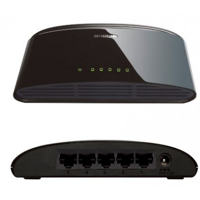 Switch  5- port  10/100 Mbps - D-link Des1005d 