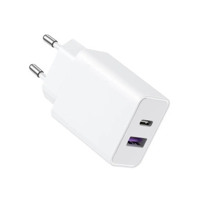 Φορτιστής 220 volt output 1 πόρτα Usb + Type C  45 watt