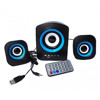 Ηχεία μίνι Usb 2.1 stereo multimedia με ράδιο FM - FT-601ΒΤ