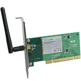 Wireless lan adapter  Pci κάρτα  54 mbps - Tp-link  wn 353g 