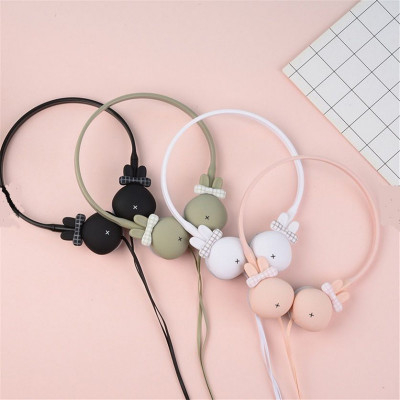 Ακουστικά με μικρόφωνο Stereo Headphones  παιδικά (rubbit)