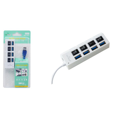Hub Usb 3.0 σε 4 Ports Usb με ON-OFF