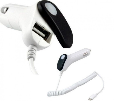 Φορτιστής αυτοκινήτου 12 volt συσκευών apple με θύρα usb 